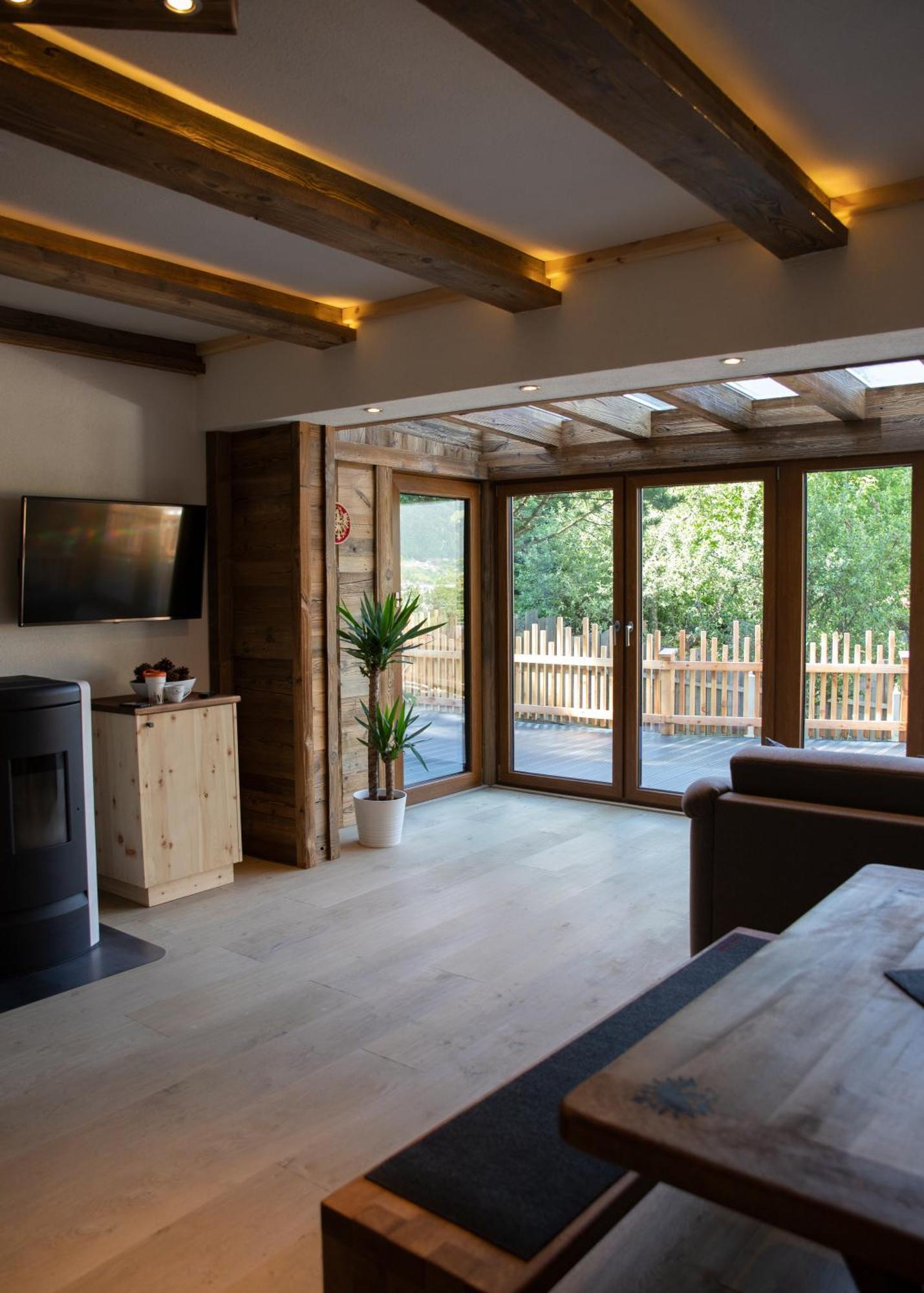 Chalet Gletscherblick Stubai Mieders Buitenkant foto
