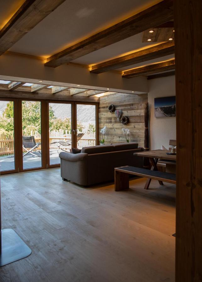 Chalet Gletscherblick Stubai Mieders Buitenkant foto