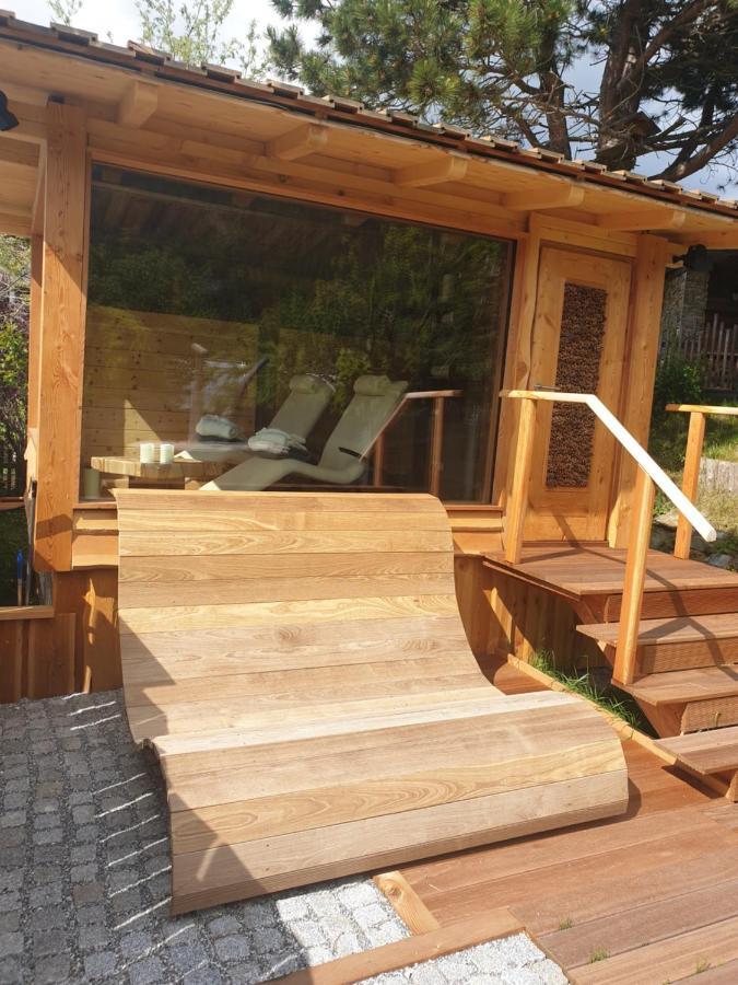Chalet Gletscherblick Stubai Mieders Buitenkant foto